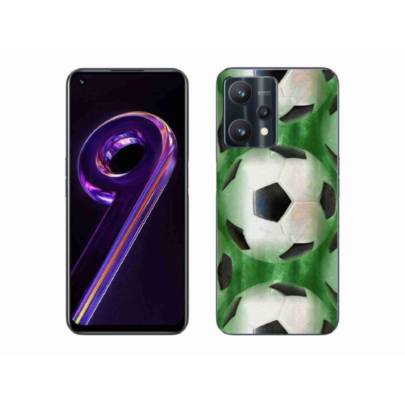 Gelový kryt mmCase na mobil Realme 9 Pro 5G - fotbalový míč
