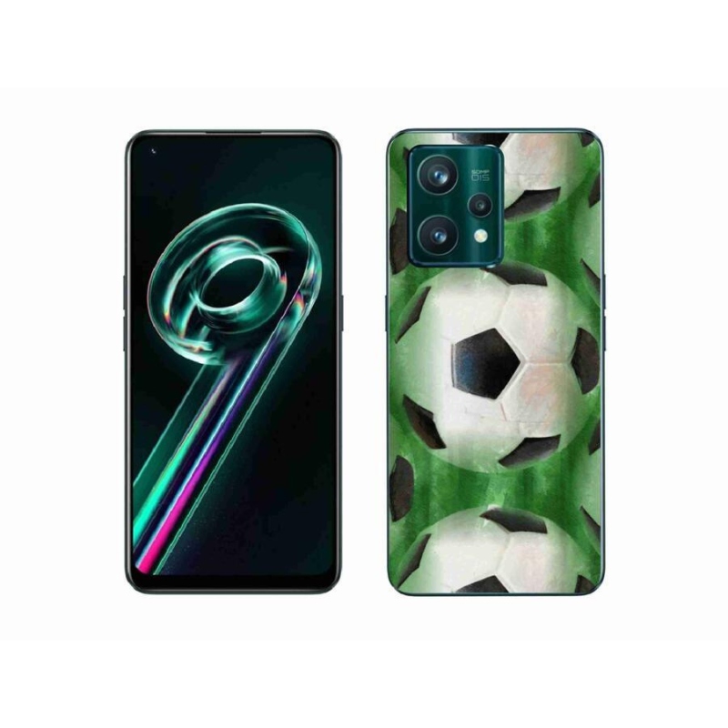 Gelový kryt mmCase na mobil Realme 9 Pro+ 5G - fotbalový míč