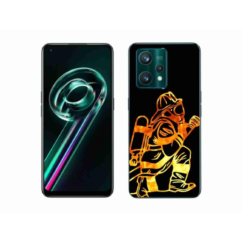 Gelový kryt mmCase na mobil Realme 9 Pro+ 5G - hasič 1