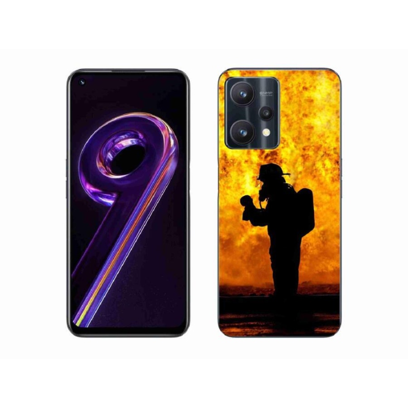 Gelový kryt mmCase na mobil Realme 9 Pro 5G - hasič