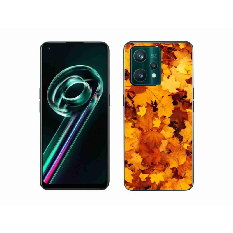 Gelový kryt mmCase na mobil Realme 9 Pro+ 5G - javorové listy