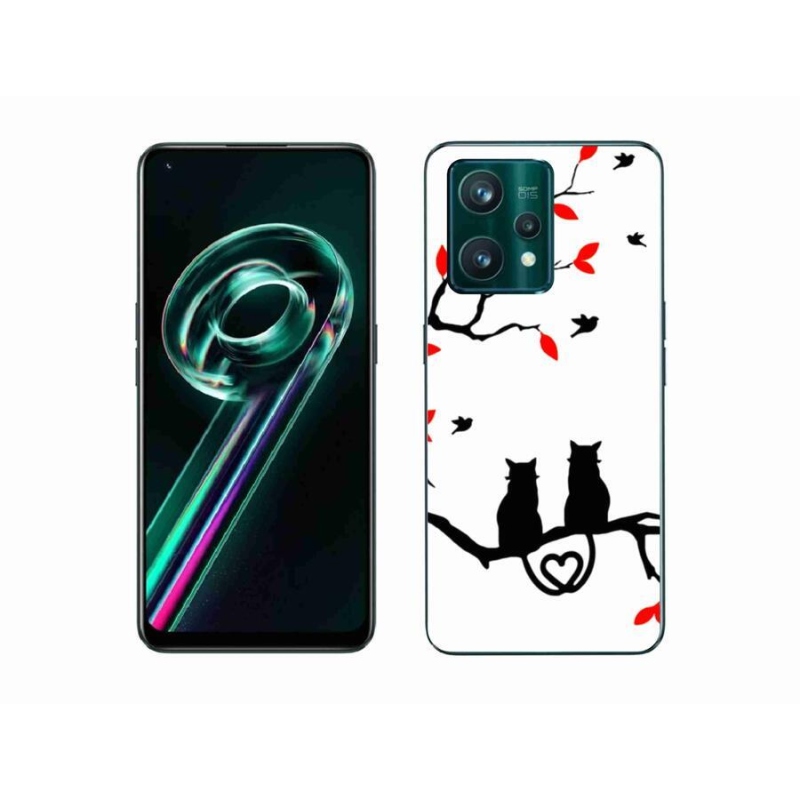 Gelový kryt mmCase na mobil Realme 9 Pro+ 5G - kočičí láska