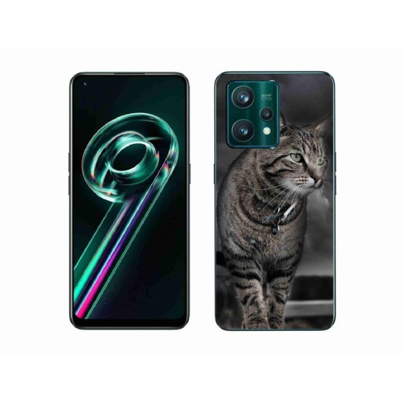 Gelový kryt mmCase na mobil Realme 9 Pro+ 5G - kočka