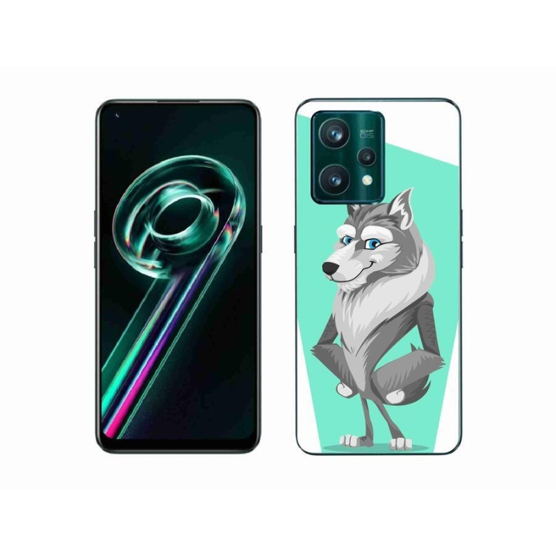Gelový kryt mmCase na mobil Realme 9 Pro+ 5G - kreslený vlk