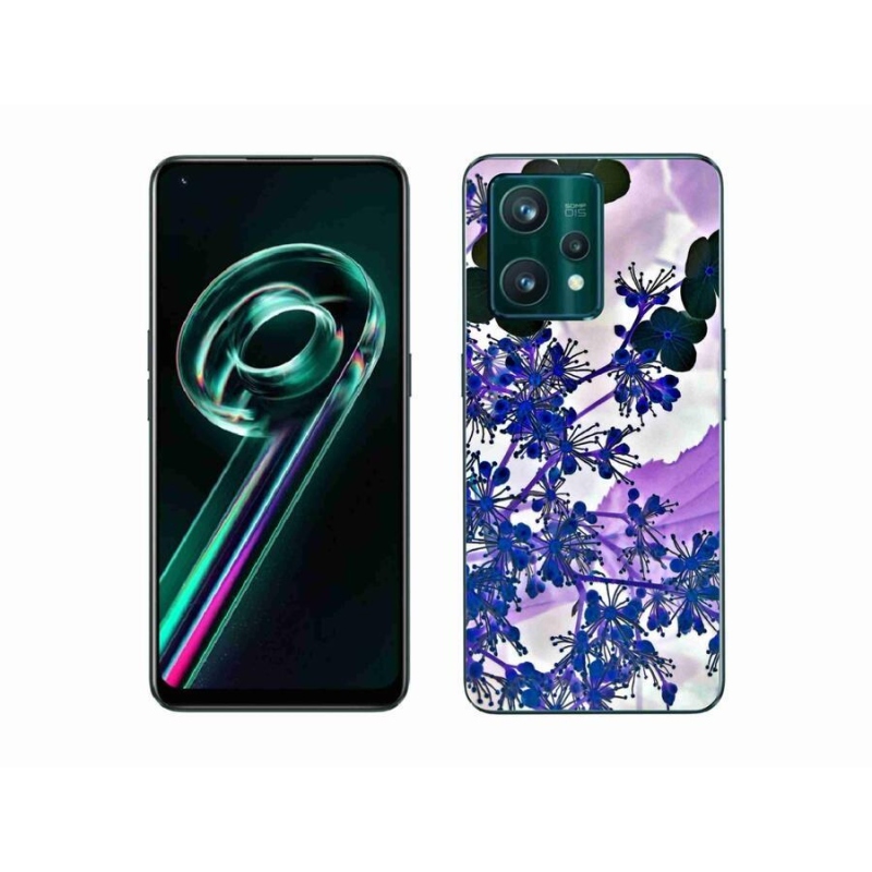 Gelový kryt mmCase na mobil Realme 9 Pro+ 5G - květ hortenzie