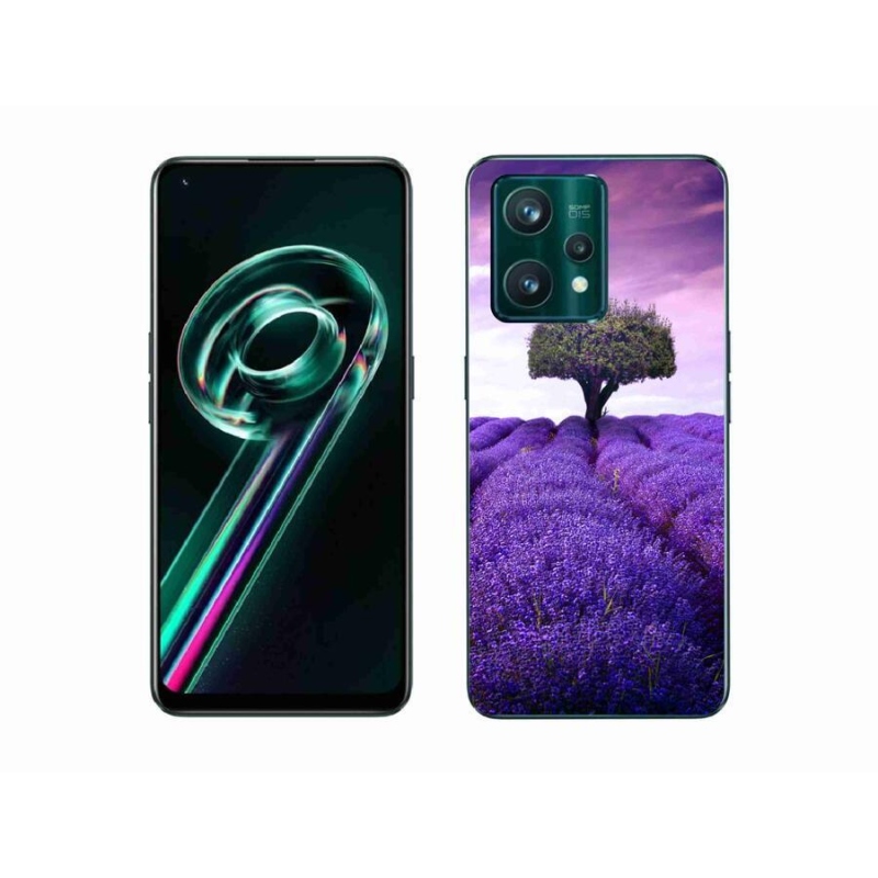 Gelový kryt mmCase na mobil Realme 9 Pro+ 5G - levandulová louka