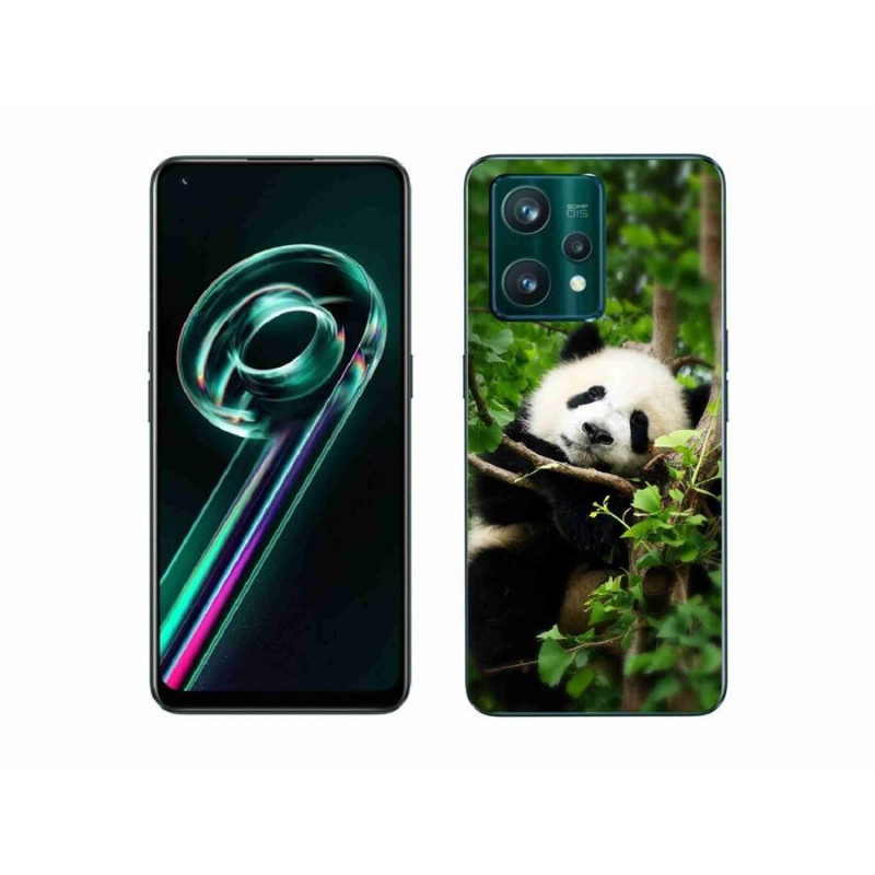 Gelový kryt mmCase na mobil Realme 9 Pro+ 5G - panda