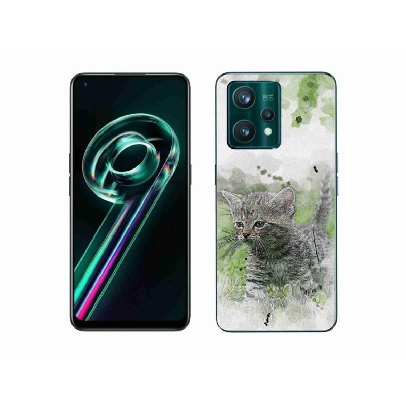 Gelový kryt mmCase na mobil Realme 9 Pro+ 5G - roztomilé kotě 1