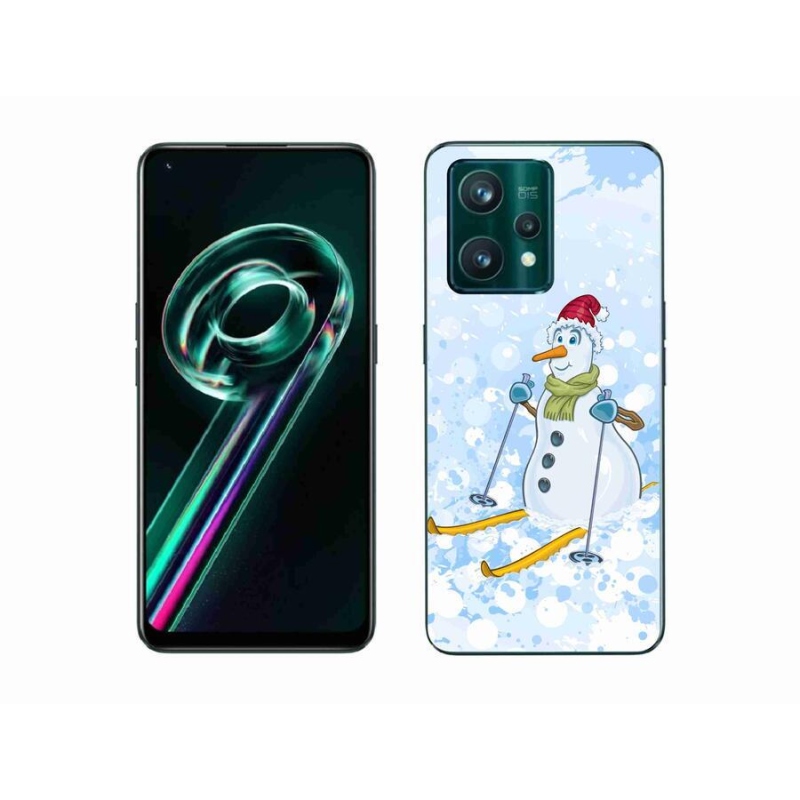 Gelový kryt mmCase na mobil Realme 9 Pro+ 5G - sněhulák