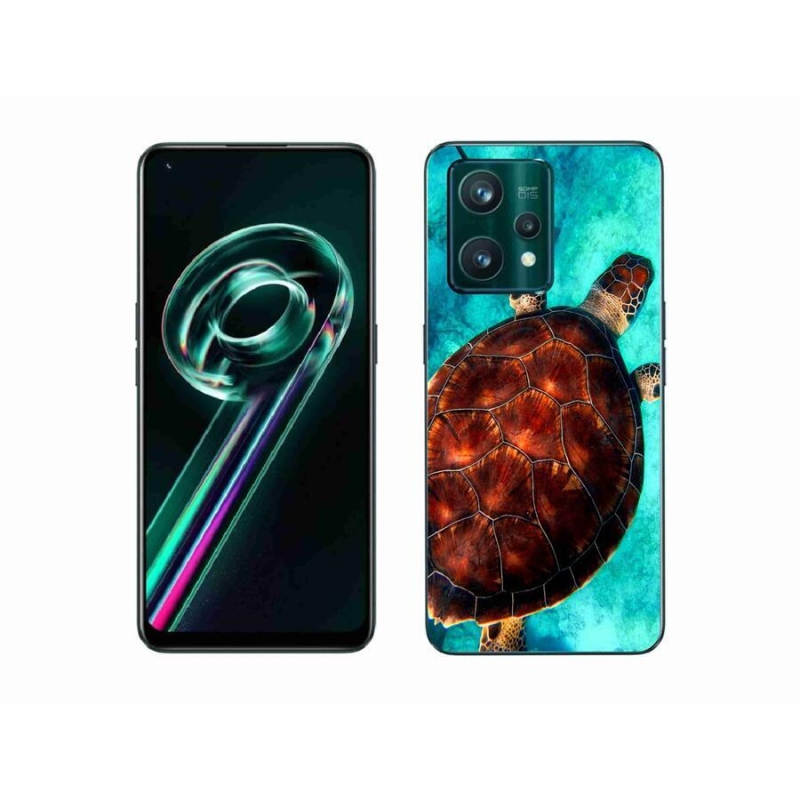 Gelový kryt mmCase na mobil Realme 9 Pro+ 5G - želva