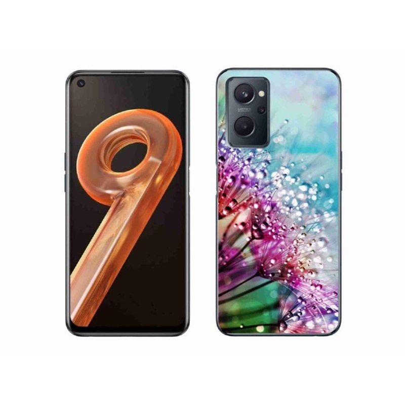 Gelový kryt mmCase na mobil Realme 9i - barevné květy