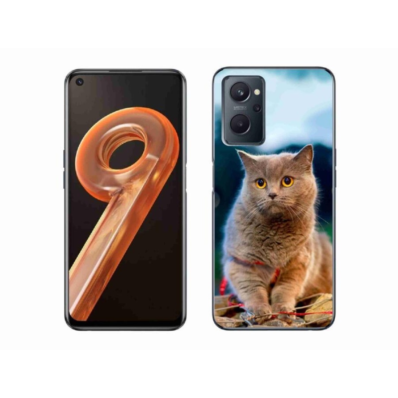 Gelový kryt mmCase na mobil Realme 9i - britská modrá 2