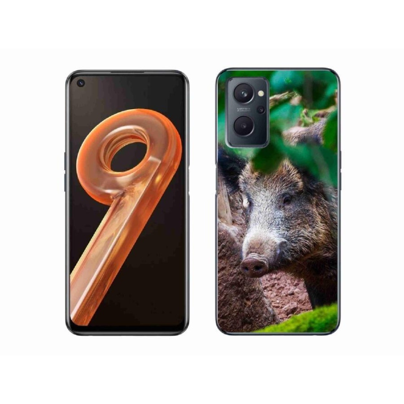Gelový kryt mmCase na mobil Realme 9i - divoké prase