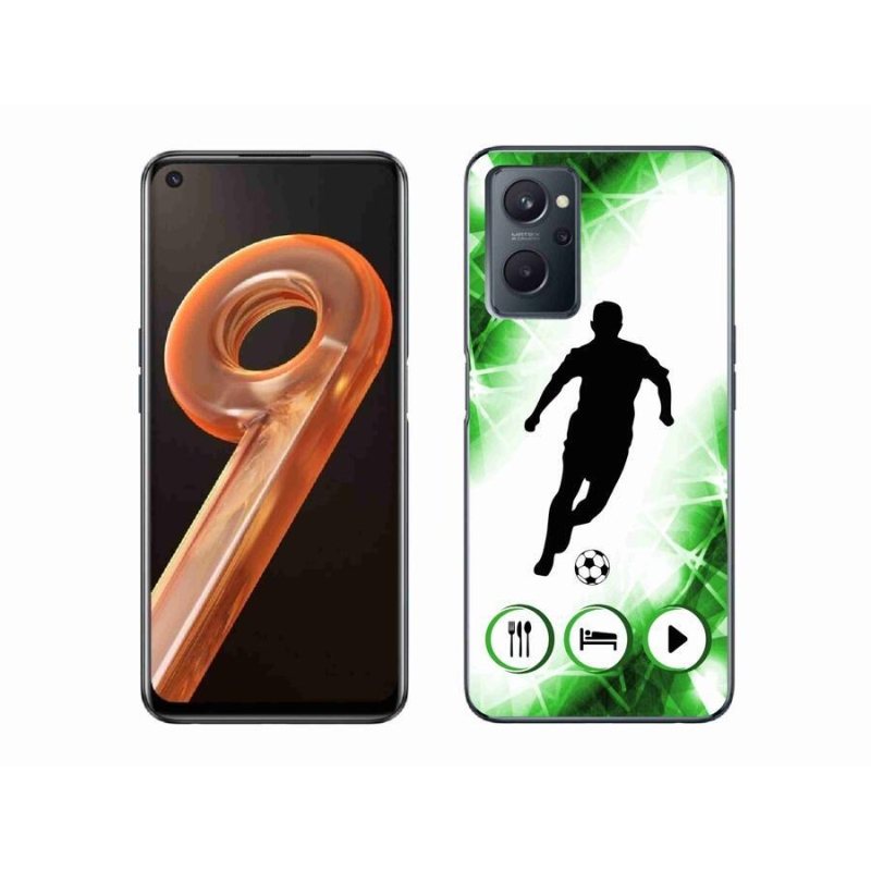 Gelový kryt mmCase na mobil Realme 9i - fotbalista