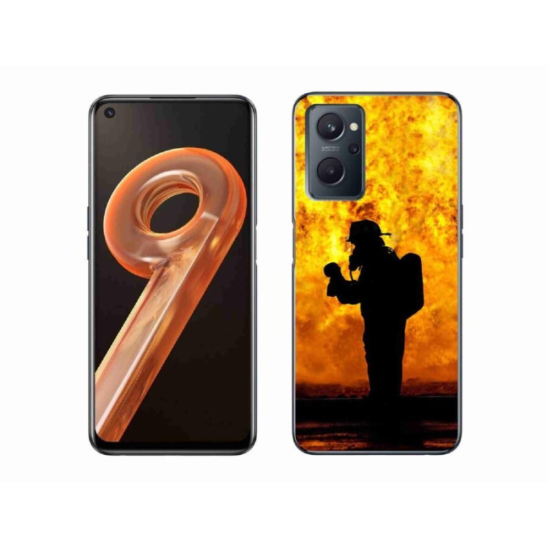 Gelový kryt mmCase na mobil Realme 9i - hasič