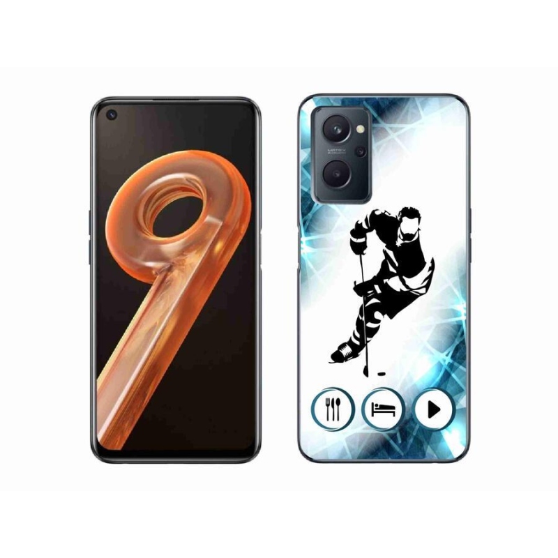 Gelový kryt mmCase na mobil Realme 9i - hokej 1