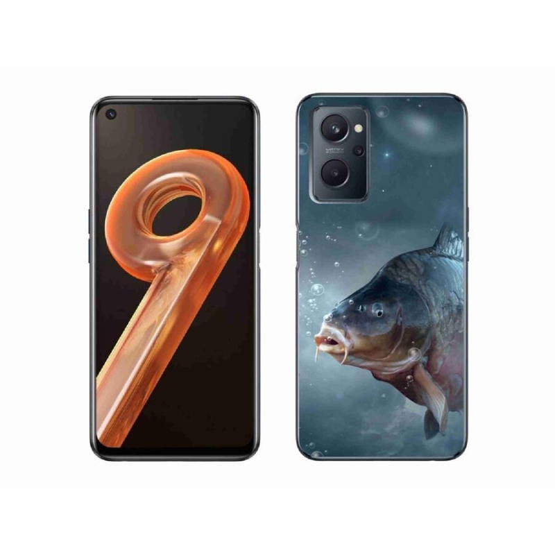 Gelový kryt mmCase na mobil Realme 9i - kapr a bublinky