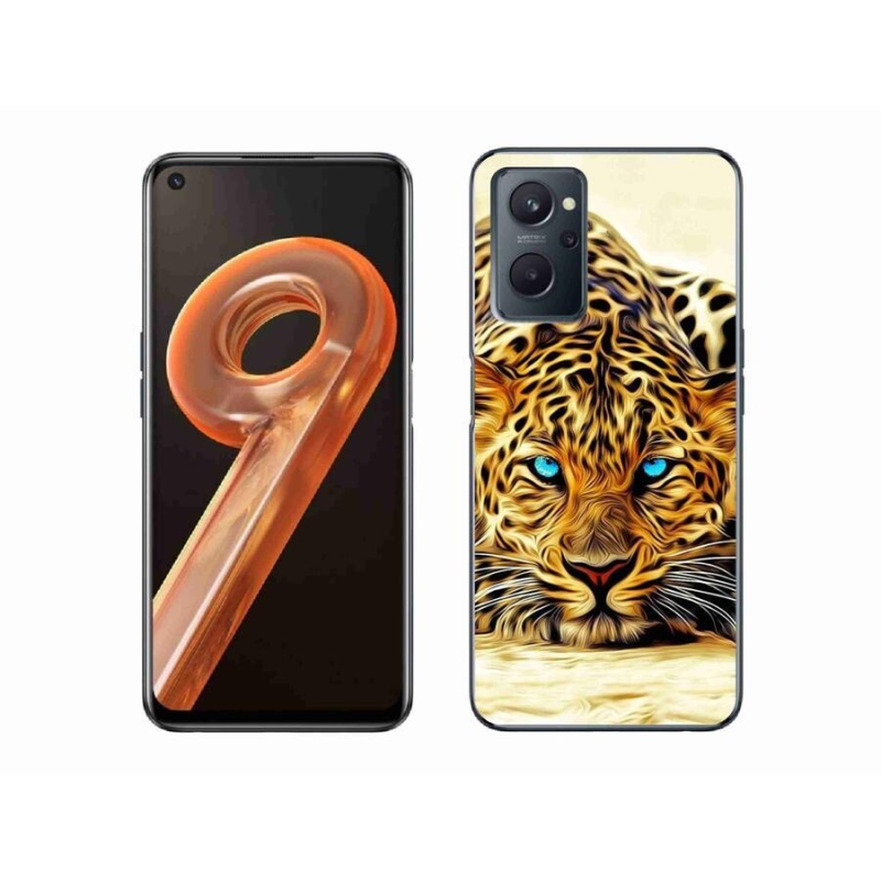 Gelový kryt mmCase na mobil Realme 9i - kreslený tygr