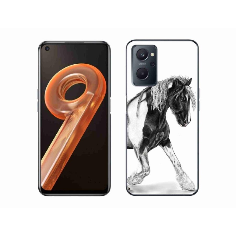 Gelový kryt mmCase na mobil Realme 9i - kůň