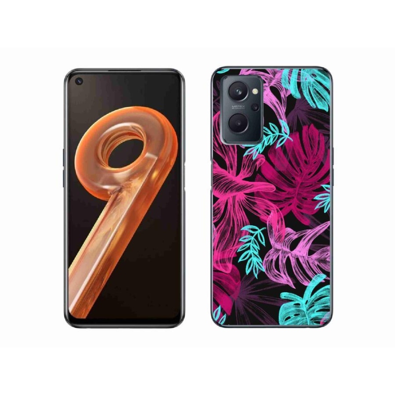 Gelový kryt mmCase na mobil Realme 9i - květiny 1