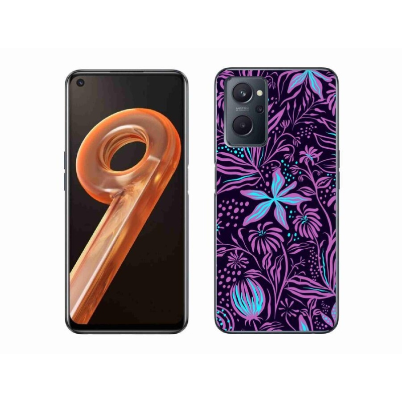 Gelový kryt mmCase na mobil Realme 9i - květiny 2
