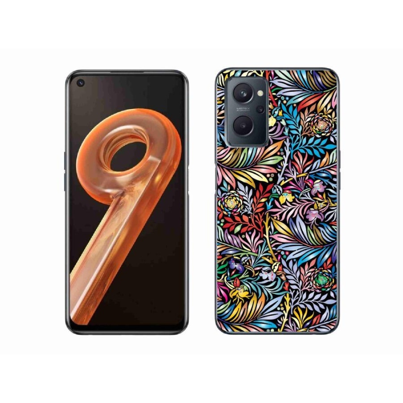 Gelový kryt mmCase na mobil Realme 9i - květiny 5