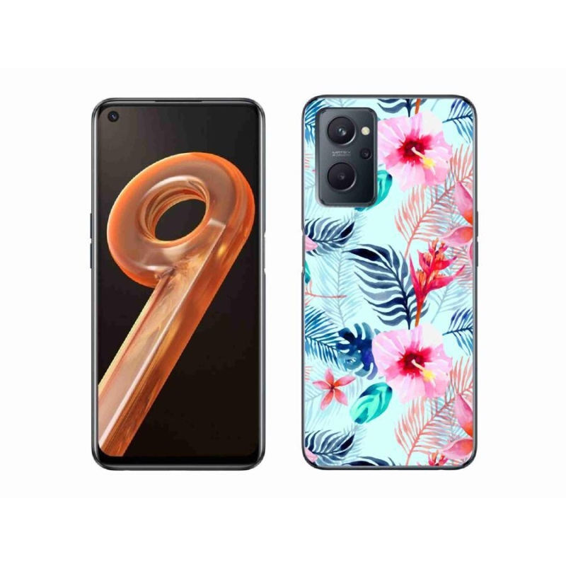 Gelový kryt mmCase na mobil Realme 9i - květiny