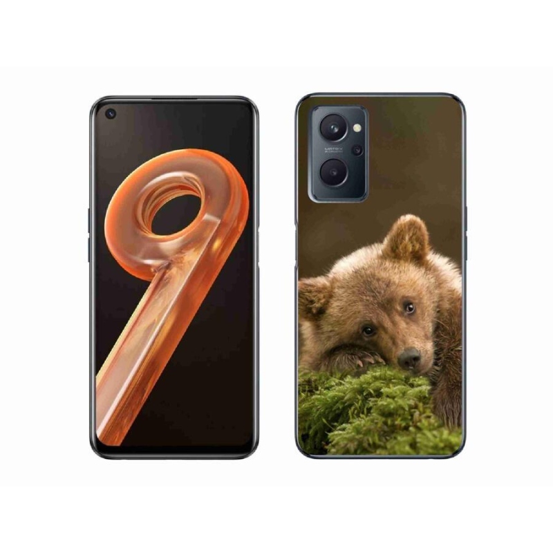 Gelový kryt mmCase na mobil Realme 9i - medvěd