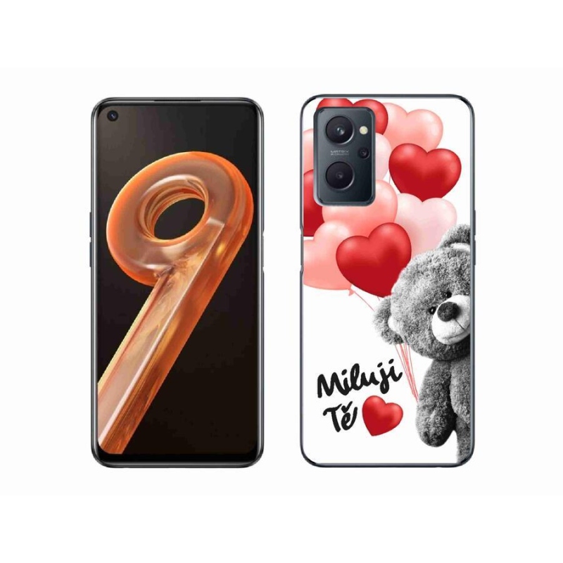 Gelový kryt mmCase na mobil Realme 9i - miluji Tě