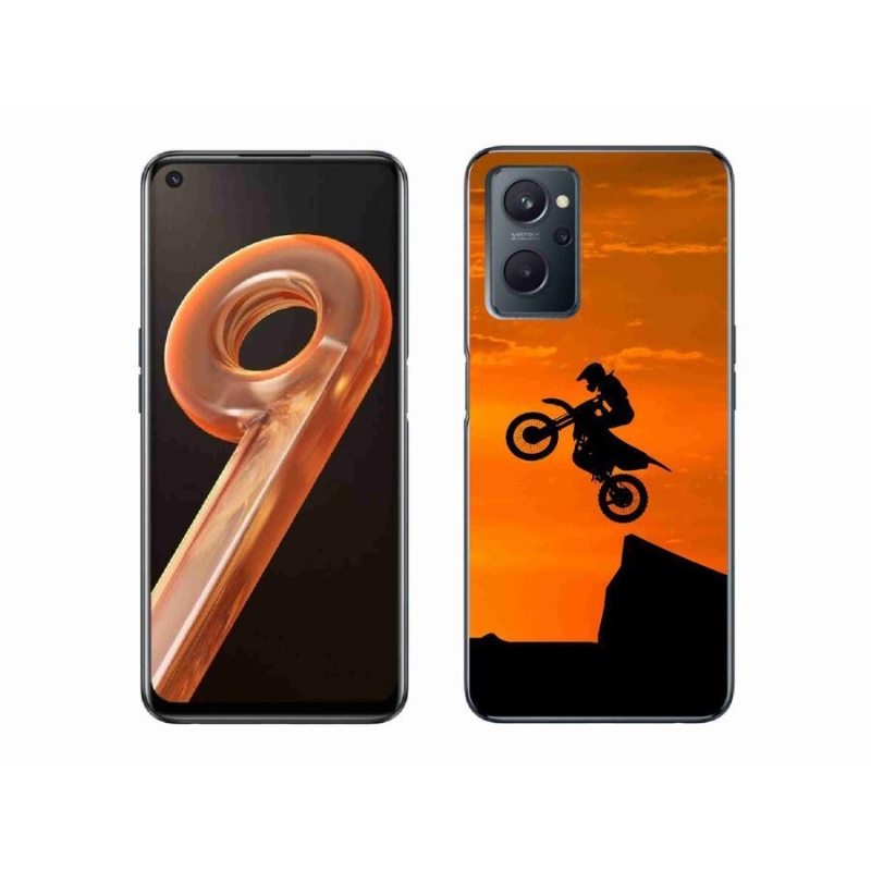 Gelový kryt mmCase na mobil Realme 9i - motocross