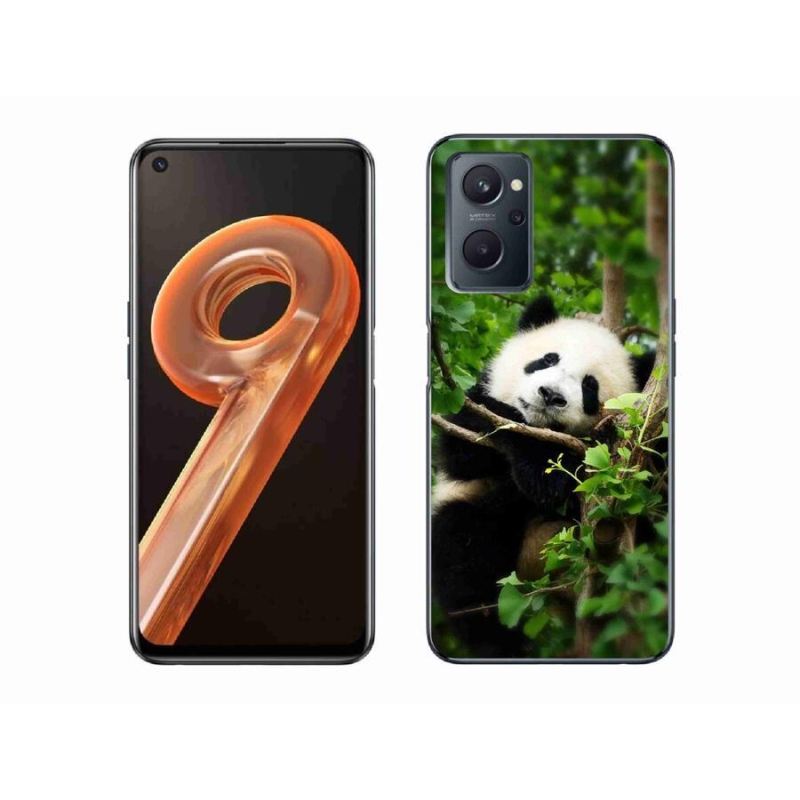 Gelový kryt mmCase na mobil Realme 9i - panda