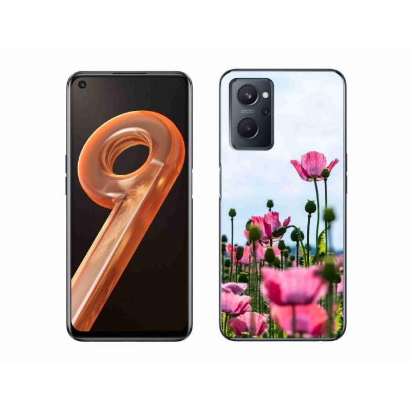 Gelový kryt mmCase na mobil Realme 9i - vlčí mák