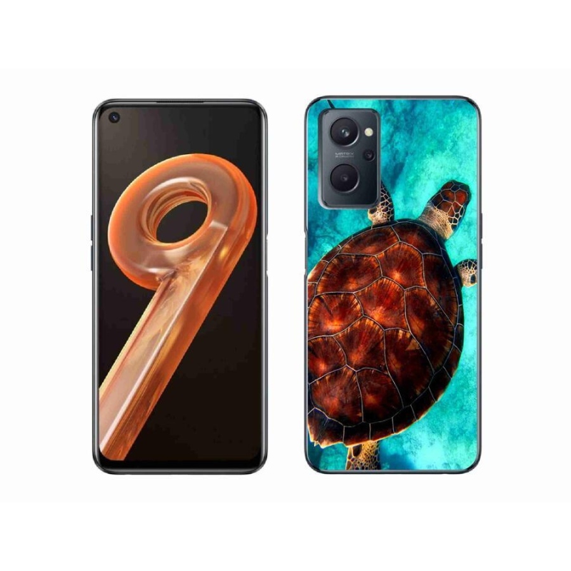 Gelový kryt mmCase na mobil Realme 9i - želva