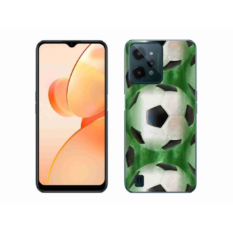 Gelový kryt mmCase na mobil Realme C31 - fotbalový míč