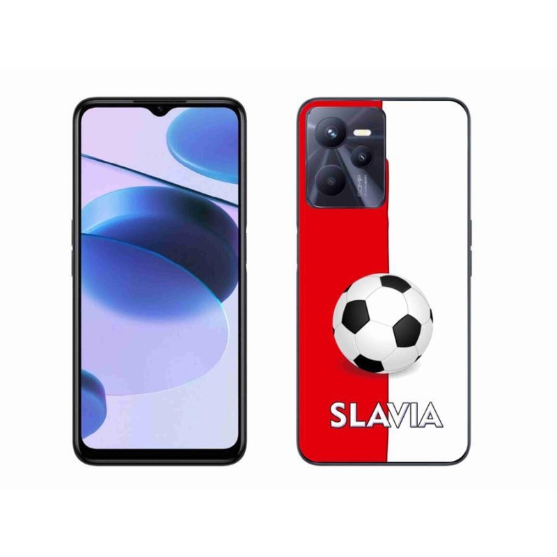 Gelový kryt mmCase na mobil Realme C35 - fotbal 2