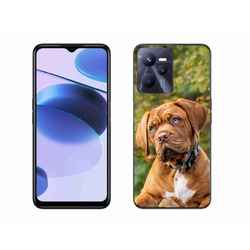 Gelový kryt mmCase na mobil Realme C35 - štěně