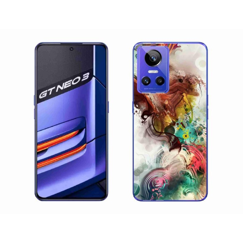 Gelový kryt mmCase na mobil Realme GT Neo 3 - abstrakt 1
