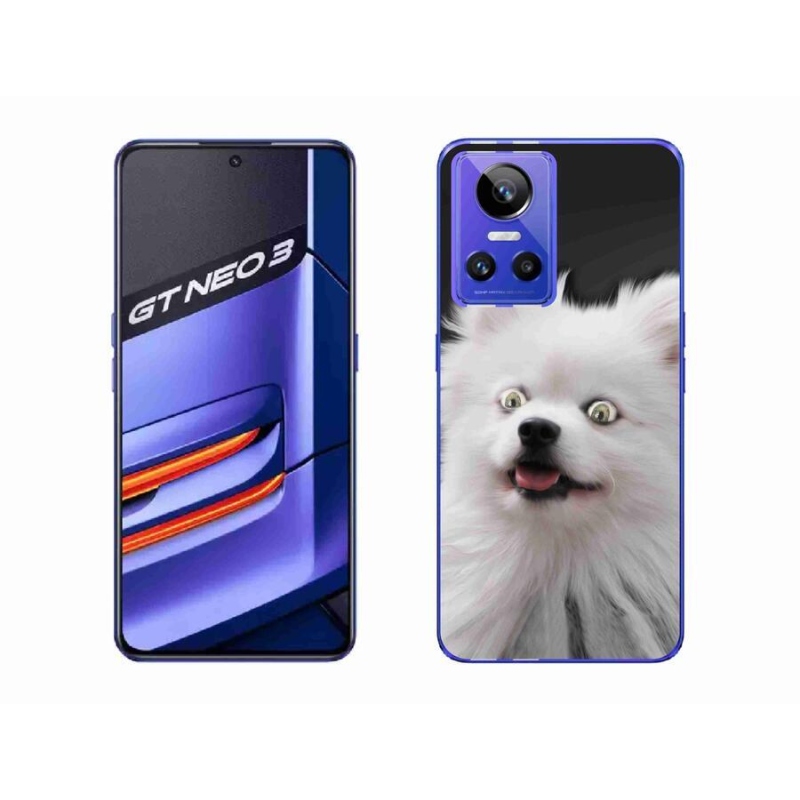 Gelový kryt mmCase na mobil Realme GT Neo 3 - bílý špic