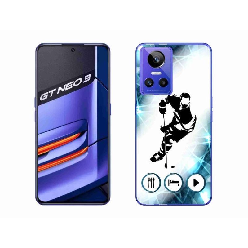 Gelový kryt mmCase na mobil Realme GT Neo 3 - hokej 1