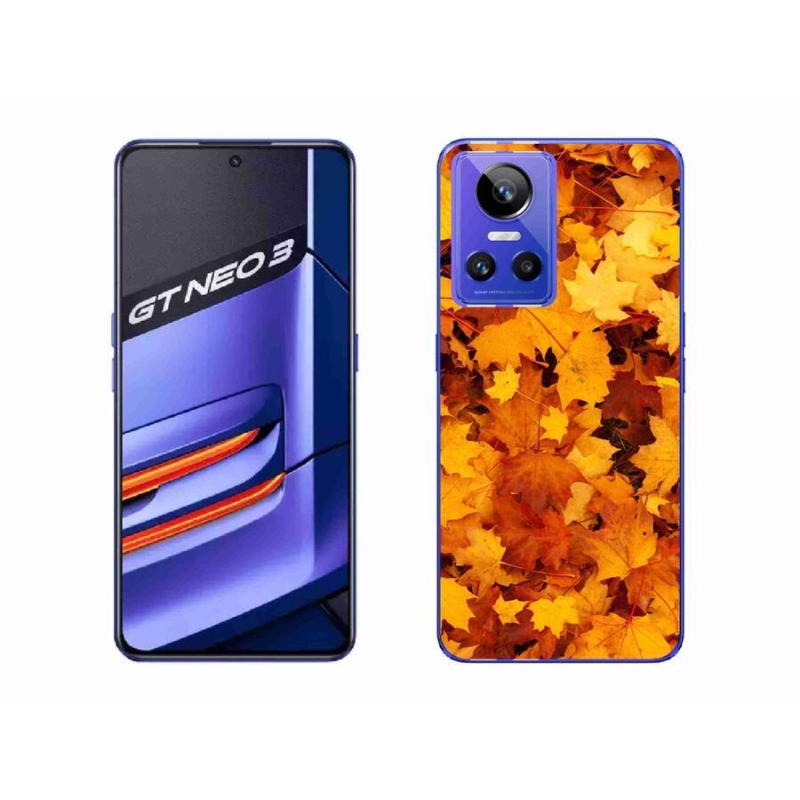 Gelový kryt mmCase na mobil Realme GT Neo 3 - javorové listy