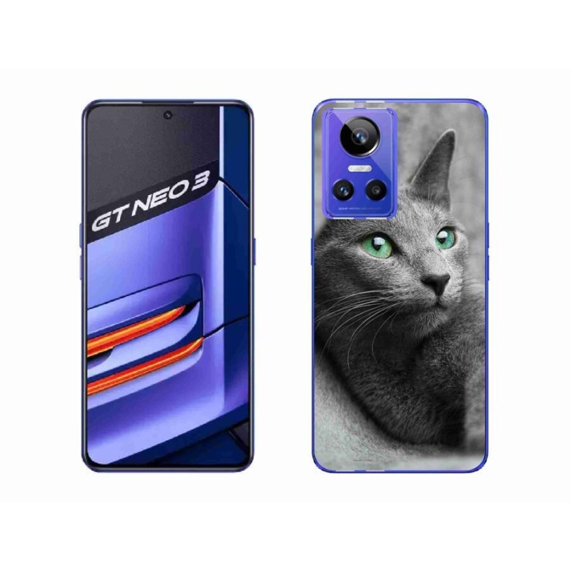 Gelový kryt mmCase na mobil Realme GT Neo 3 - kočka 2