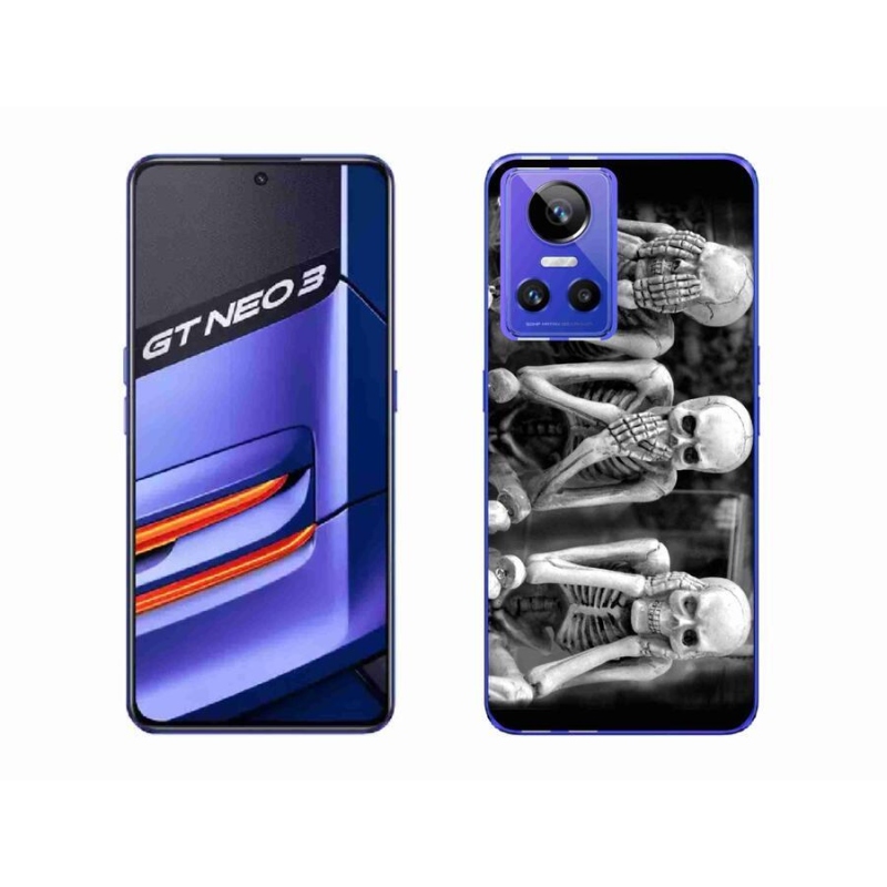 Gelový kryt mmCase na mobil Realme GT Neo 3 - kostlivci