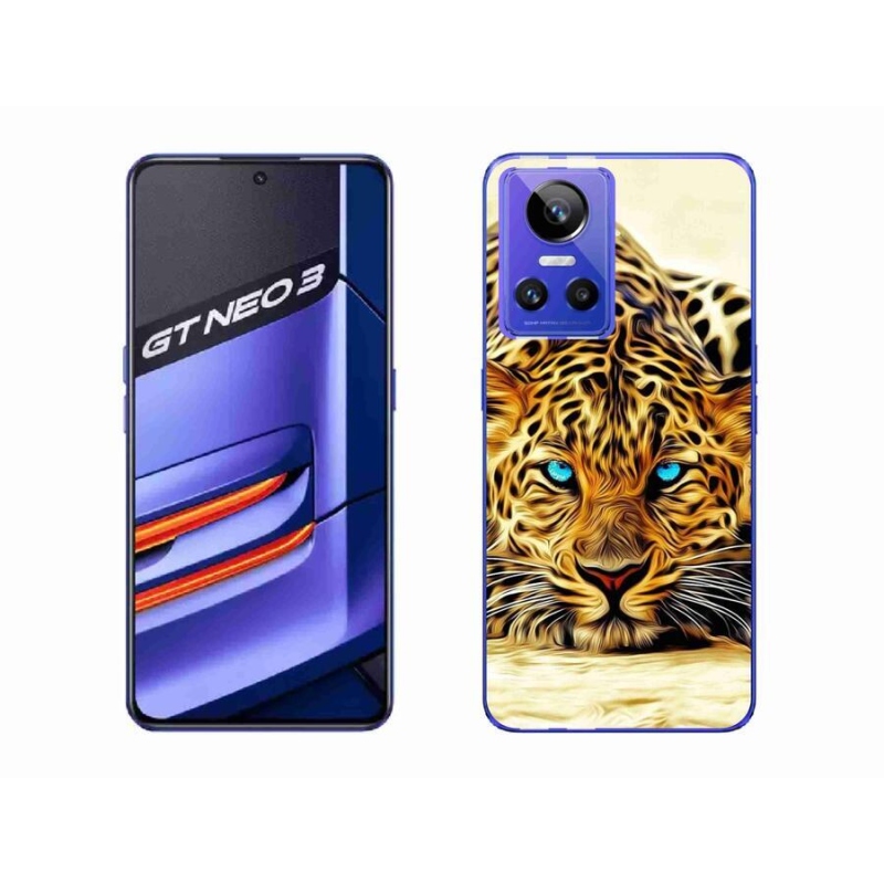 Gelový kryt mmCase na mobil Realme GT Neo 3 - kreslený tygr