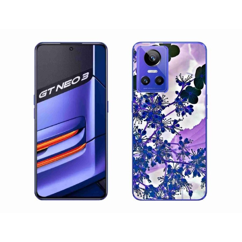 Gelový kryt mmCase na mobil Realme GT Neo 3 - květ hortenzie