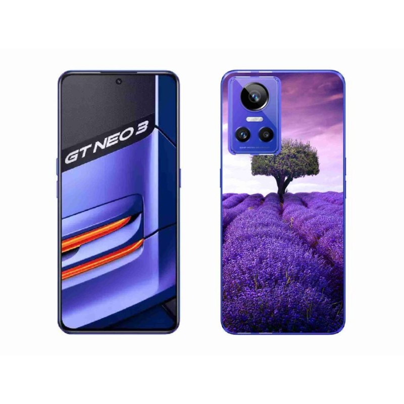 Gelový kryt mmCase na mobil Realme GT Neo 3 - levandulová louka