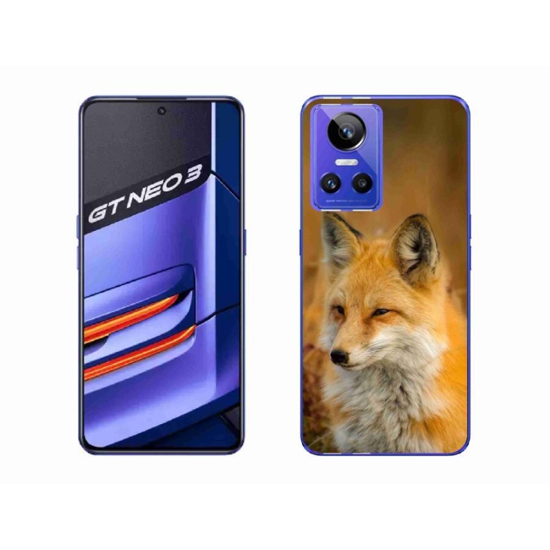 Gelový kryt mmCase na mobil Realme GT Neo 3 - liška