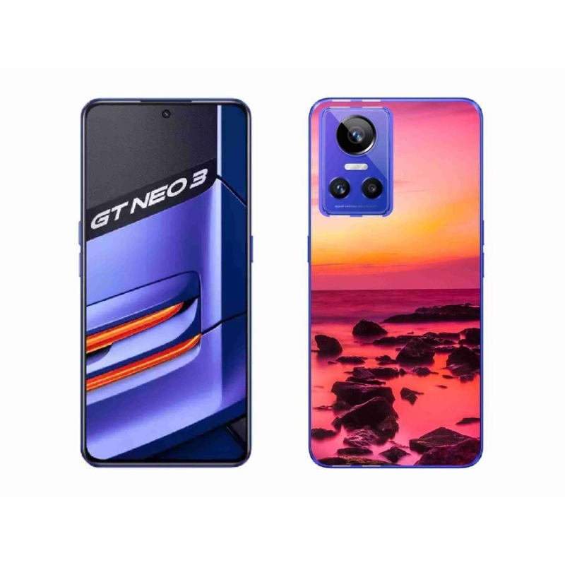 Gelový kryt mmCase na mobil Realme GT Neo 3 - moře a záře