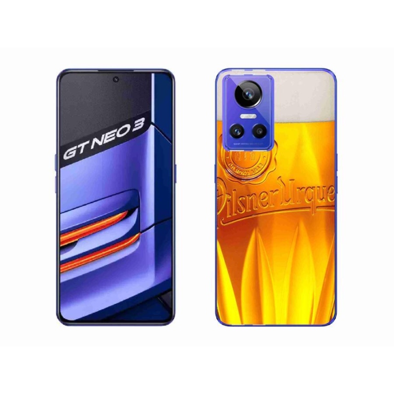 Gelový kryt mmCase na mobil Realme GT Neo 3 - pivo