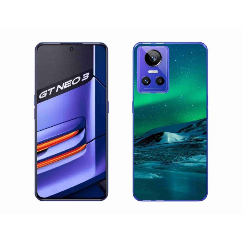 Gelový kryt mmCase na mobil Realme GT Neo 3 - polární záře