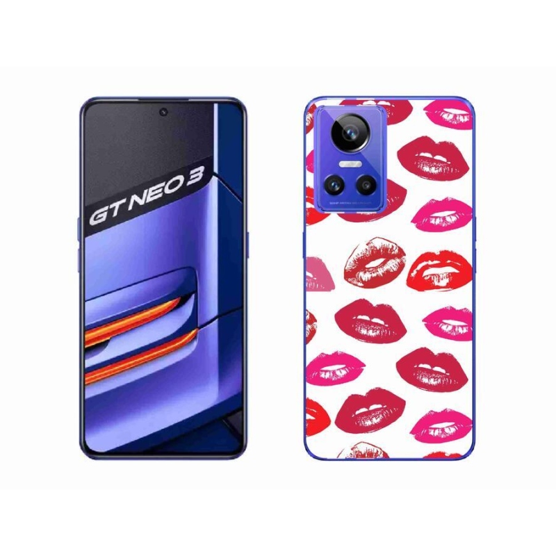 Gelový kryt mmCase na mobil Realme GT Neo 3 - rty
